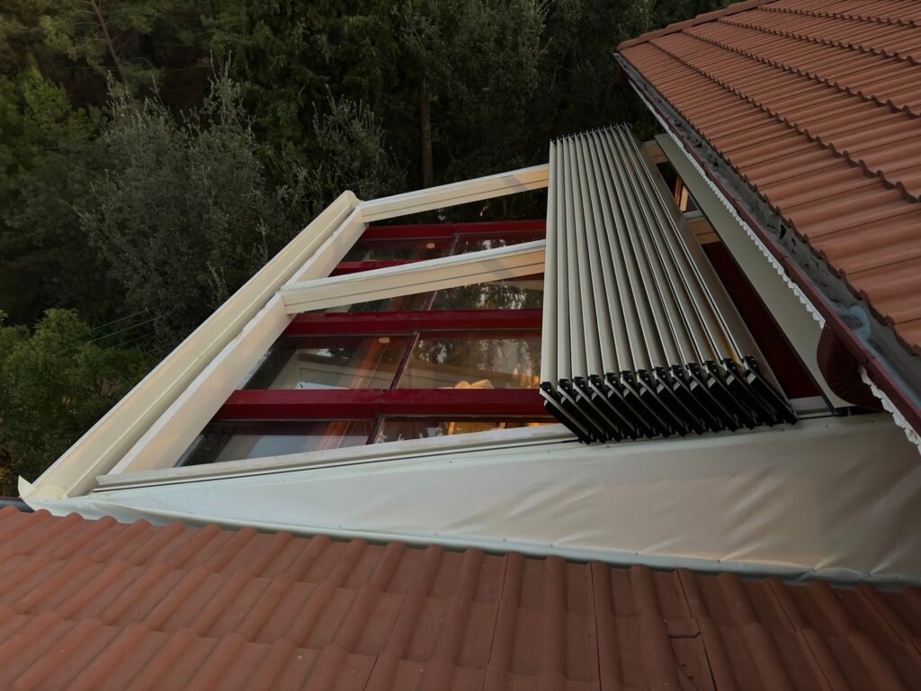 rolling roof tente balkon art
